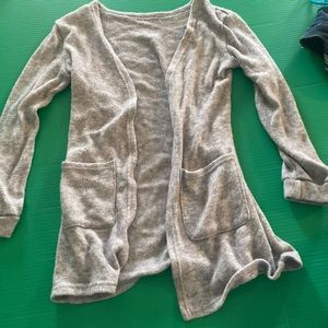 Women’s Gray Cute Sweater Coverup